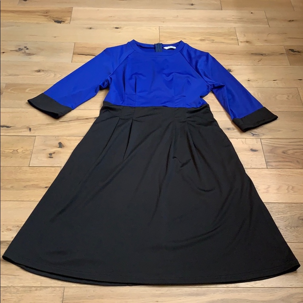 AL'OFA Fit and Flare Dress SZ M